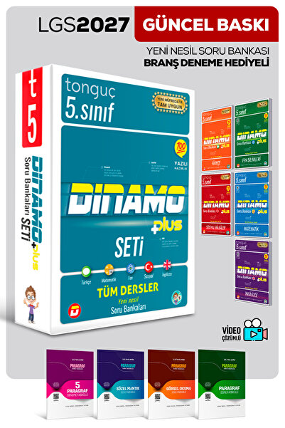 5. Sınıf Dinamo Tüm Dersler Soru Bankası Set | Video Çözümlü | Branş Deneme Seti HEDİYELİ