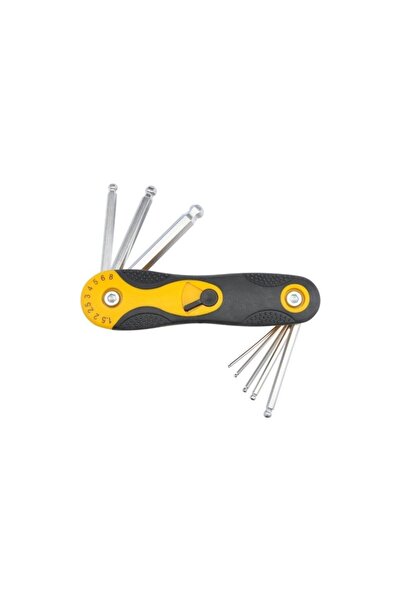Vorel 56505 Set de 8 chei imbus hexagonale cu cap sferic, 1.5-8 mm