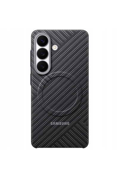 Samsung Husă Carbon Magnet pentru Galaxy S26 gri închis