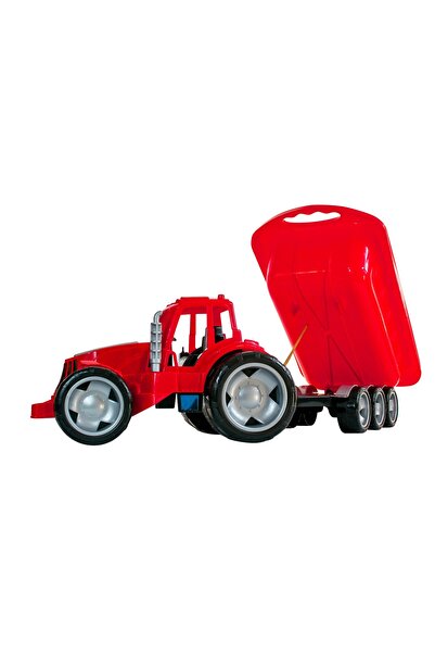 Tupiko Tractor cu remorcă pentru copii, pentru joacă, nisipar, plajă, grădină...