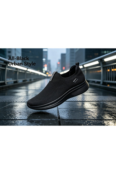huanhuiwa Men's slip-on casual shoes, stylish outdoor walking sports casual s...