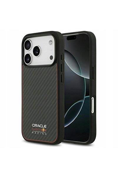 Red Bull Husă Kevlar Logo Mată MagSafe pentru iPhone 17 Pro negru