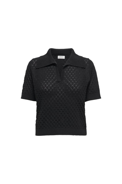 ONLY Women's Polo Neck Knitted Sweater