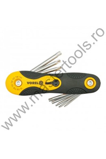 Vorel 56507 Set de 8 chei Torx, T9-T40