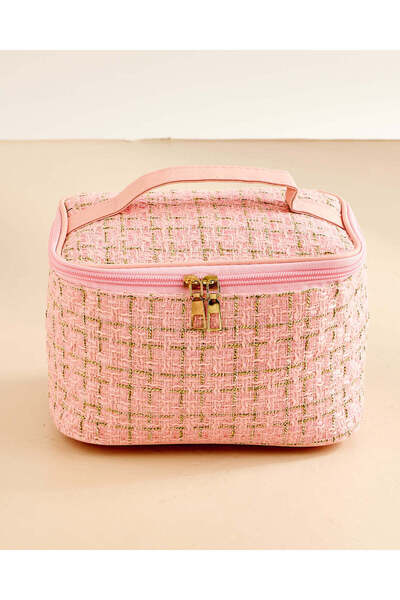 REDTAG Women Pink Cosmetic Pouch Bag