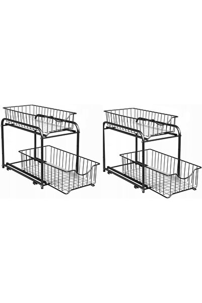 SONGMICS ORGANIZATOR DE BUCĂTĂRIE MULTIFUNCȚIONAL PRACTIC AJUSTABIL DIN METAL...
