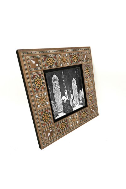 Sadrazam Ottoman Tombstone Printed Wooden Table