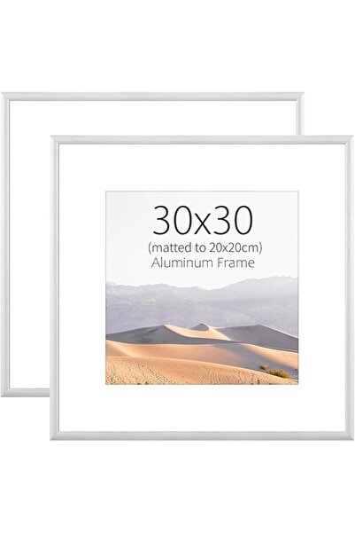 ATOBART مجموعة إطارات صور مقاس 30×40 سم، ذهبية اللون، مصنوعة من الألومنيوم وا...