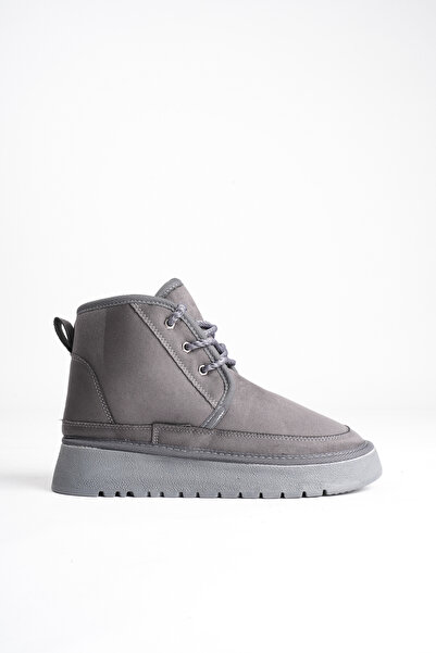 Adım Dünyası Men's Boots Winter Lace-Up Thick Orthopedic Non-Slip Sole Daily ...