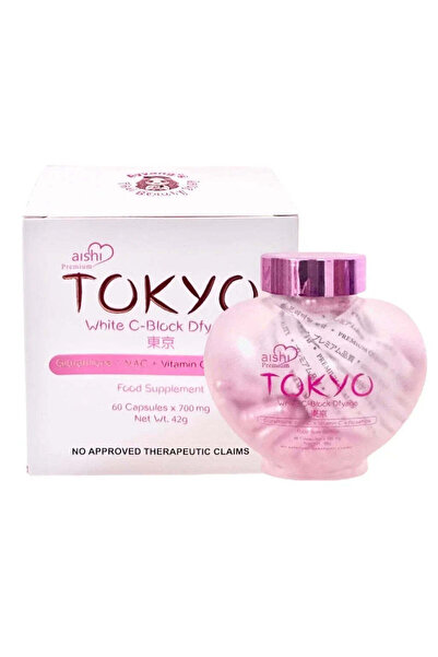 Tokyo أيشي بريميوم وايت سي-بلوك جلوتاثيون ياباني - 60 كبسولة