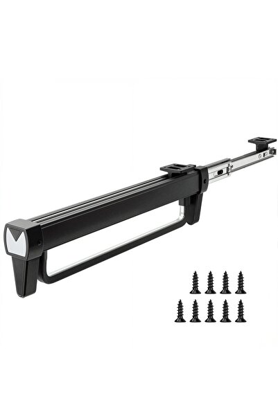 Generic Brand Bară extensibilă pentru dulap, reglabilă 31-57 CM, cu glisare p...