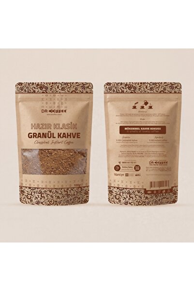 Drcoffee قهوة جاهزة كلاسيكية معبأة في أكياس 100 جرام