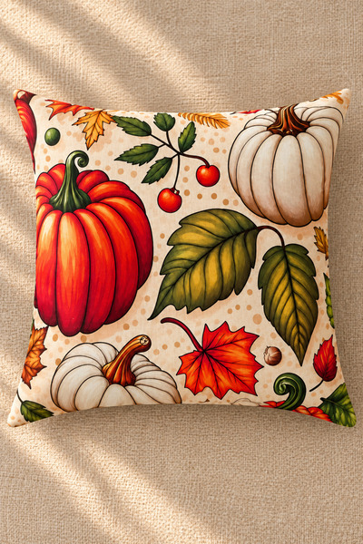 SEVMİŞ HOME Digital Printed Decorative Throw Pillow Cover 43X43 cm – Modern P...