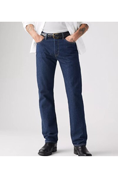 Levis LEVI’S®501®Ανδρικό Παντελόνι Τζιν σε Κανονική Εφαρμογή Μπλε Σκούρο