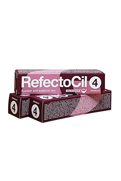 Refectocil Σετ: 3 x Βαφή Φρυδιών και Βλεφαρίδων – Καστανό – Αρ. 4