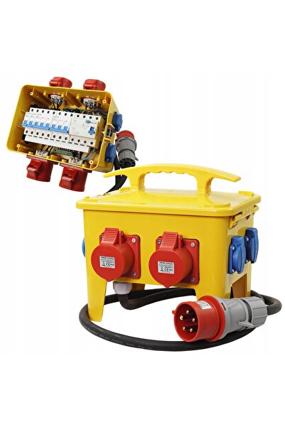 ADELID Splitter portabil, incasabil, securizat, cu cablu de alimentare, gata.