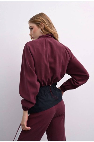 BW Bravely Wear Women's Special Edition Raincoat/Windbreaker Hooded Jacket with Drawstring Detail