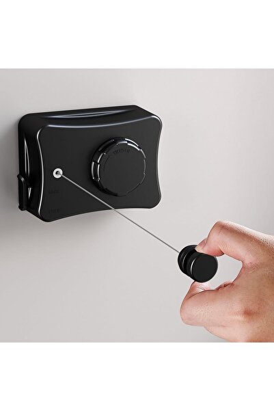 Generic Brand Uscător de rufe retractabil de 5.1M, din oțel inoxidabil, monta...