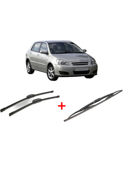 Bosch Set of 3 wipers TOYOTA COROLLA (_E12_) 2001 - 2007, for windshield and ...