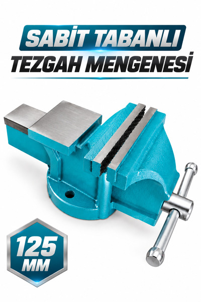 Badem10 HD11125 Tezgah Mengenesi 125 mm 12.5 Cm Sabit Tabanlı Örslü Masa Mengenesi 10 cm Ağız Açıklığı