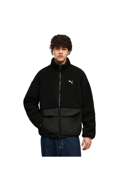 Puma Hybrid Sherpa Erkek Siyah Günlük Stil Ceket 69456201
