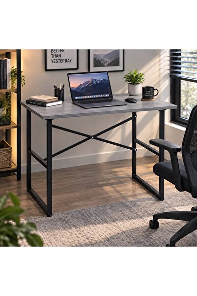 NETPLUSMOBİLYA NETPLSUMOBİLYA Metal Çalışma Masası Laptop Bilgisayar Masası O...