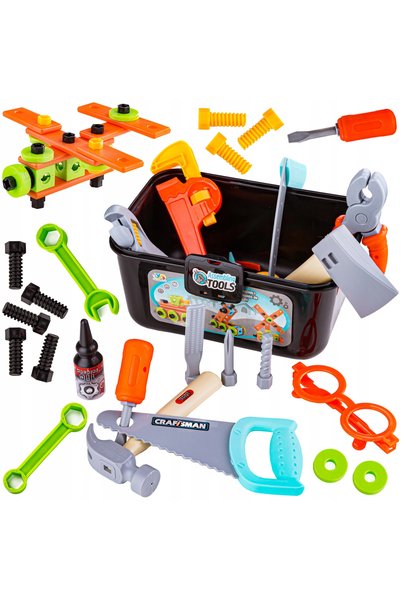 DK KUFEREK Blocuri de construcție Puzzle creativ Unelte DIY