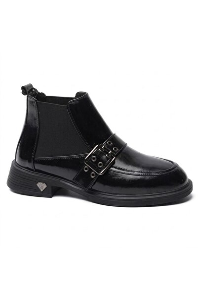 KUUM LONDON K81-5016 Μαύρες Χειμερινές Γυναικείες Μπότες