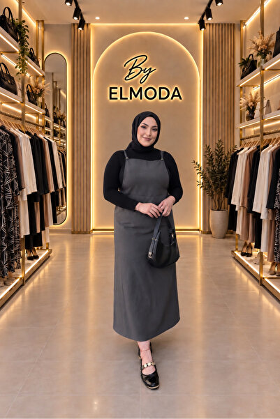 ELMODA فستان جيليه نسائي قابل للتعديل ومدخن