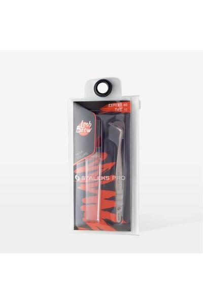 STALEKS Expert 40 Type 12 Professional Eyelash Tweezers (Foot, 65') Te-40/12