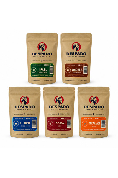 5'li Tasting Box | 5x50 gr Kahve Tadım Seti