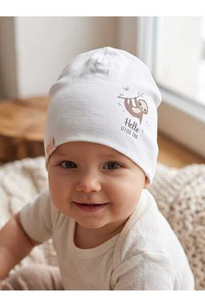Aware Time Kitti 0-12 Months Baby Girl & Child Combed Cotton Beanie