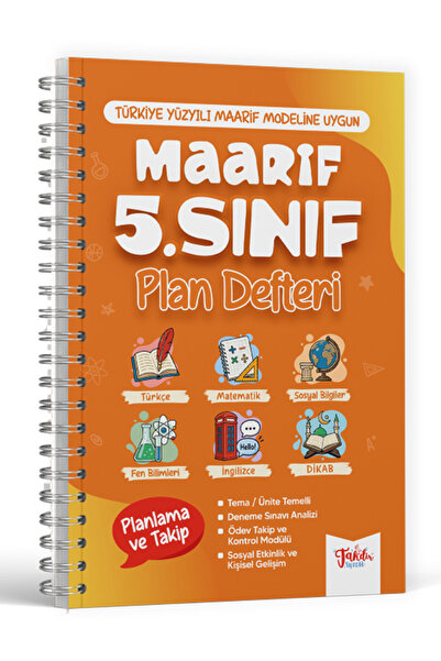 Takdir Yayıncılık Takdir Yayınları 5. Sınıf Maarif Plan Defterim