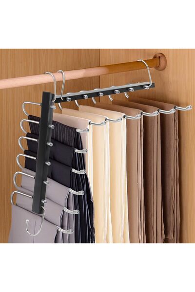 Generic Brand Umeraș pentru pantaloni, Umerașe pentru pantaloni din oțel inox...