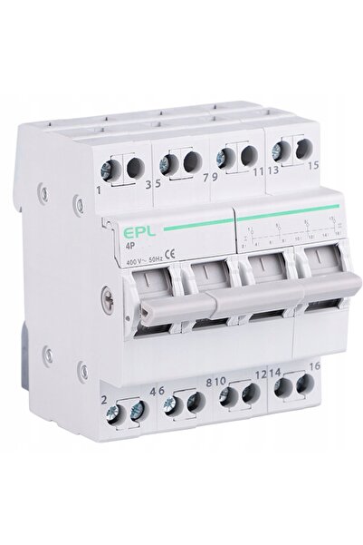 epl Comutator selector rețea-generator 4P 63A 1-0-2