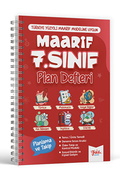 Takdir Yayıncılık Takdir Yayınları 7. Sınıf Maarif Plan Defterim