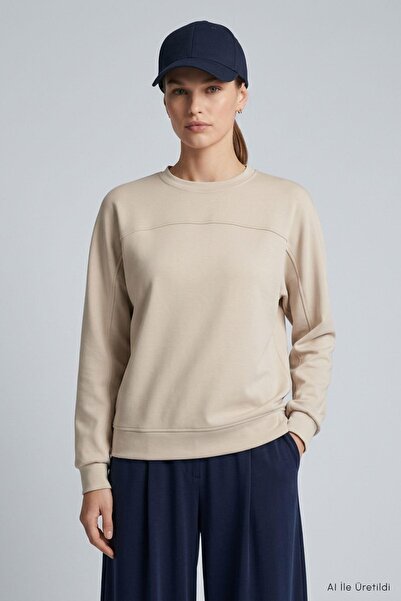 Rays Bisiklet Yaka Tunik 8203A Bej