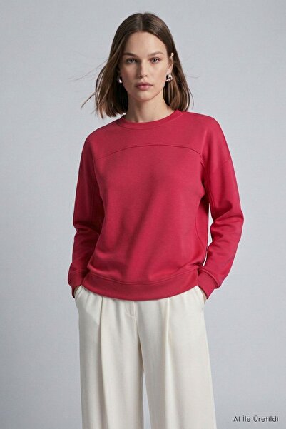 Rays Bisiklet Yaka Tunik 8203A Kırmızı