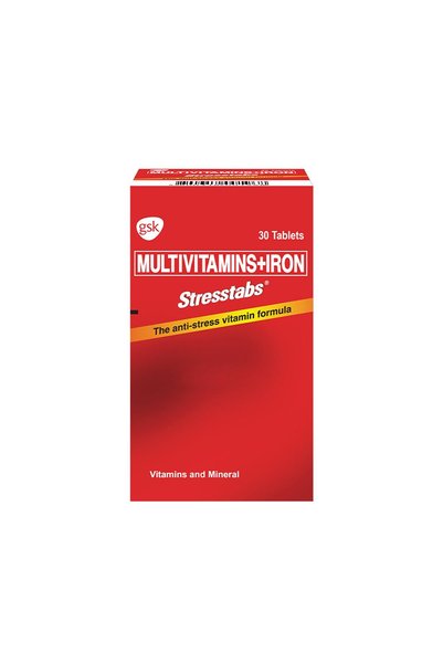 Stresstabs Multivitamins + Iron (30 Tablets)