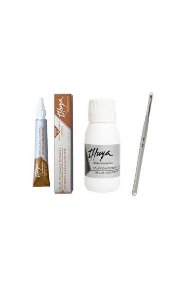 Thuya Set: Light Brown Tint 14 ml + Liquid Developer 60 ml + Brush