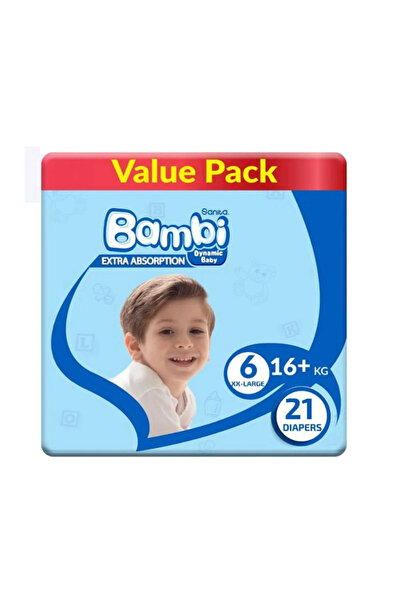 Bambi SANITA NO 6 XX-LRG VALU 6 21PCS
