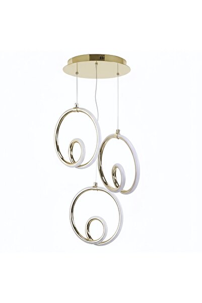 Toolight Λάμπα Led Lhj095-3cp Gold