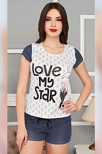 Stylish Fashion بيجامة طقم من ستايلش فاشن تركي بشورت وبلوزة جميلة