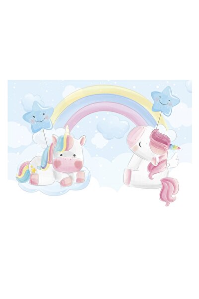 Wallarena Tapet foto CURCUBEU Pentru fete Unicorn 208x146