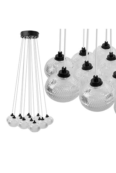 Toolight Κρεμαστό Φωτιστικό Ms024-13cp Black