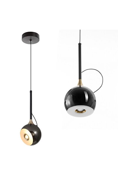 Toolight Κρεμαστό Φωτιστικό Led G087-1cp Black Chrome