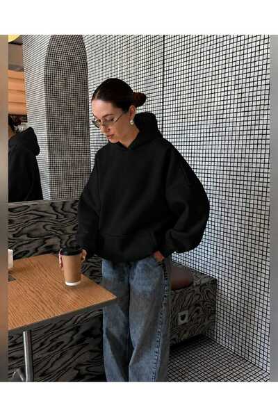 BENROMA 3 Yarn Combed Cotton Hooded Sweatshirt Lk1