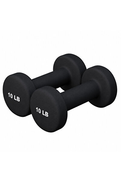 Gorilla Sports Halterele de gimnastică din neopren, rotunde, 1 - 10 lb - US E...