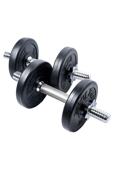 Gorilla Sports Set gantere reglabile 10 - 25 KG cu discuri din ciment