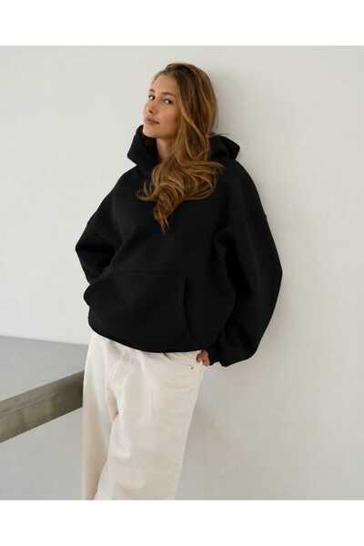 BENROMA 3 Yarn Combed Cotton Hooded Sweatshirt Lk5